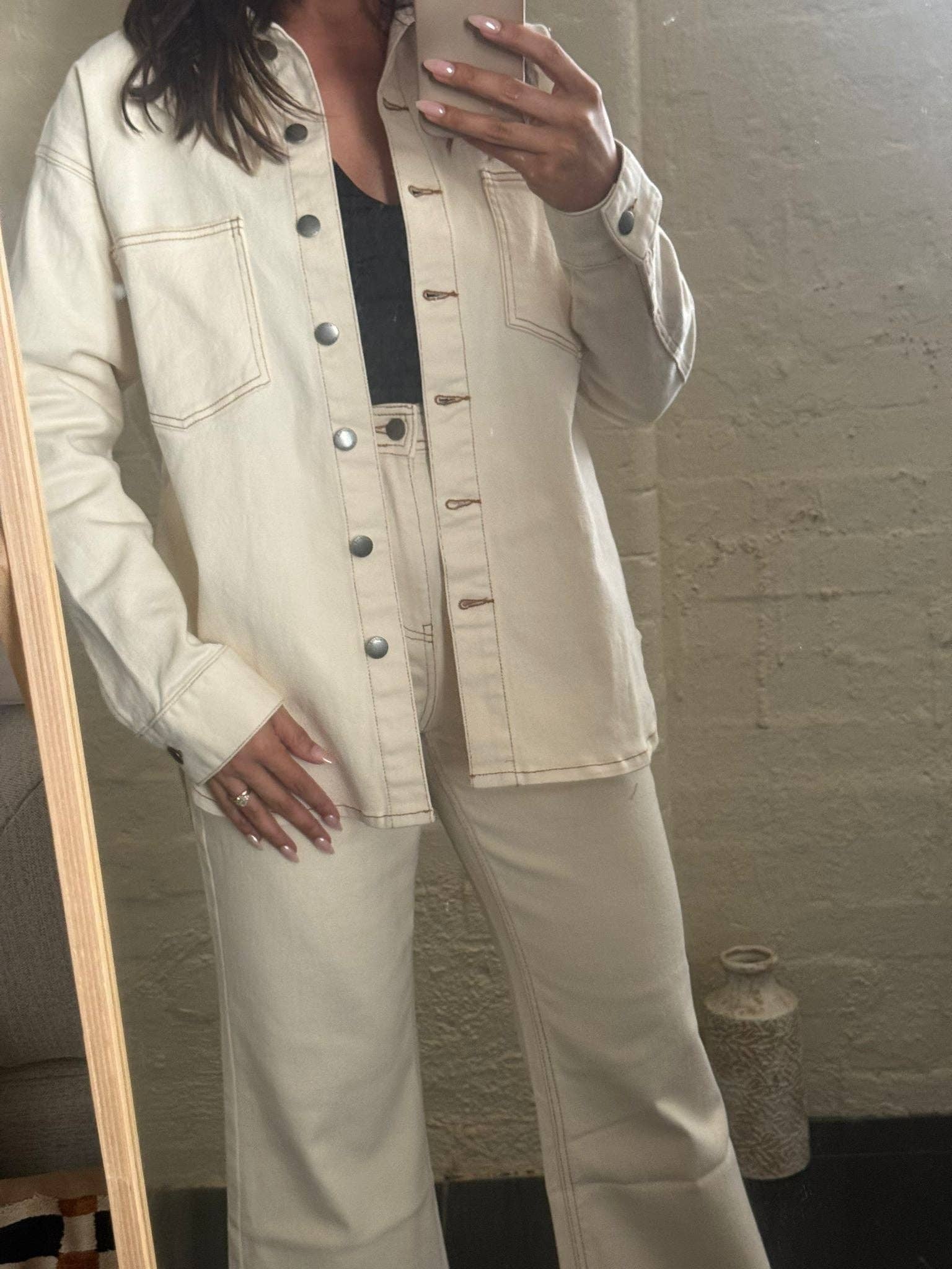 Two Fold – wholesale Jeans – Women’s – Rhone Jean - Ecru Denim7