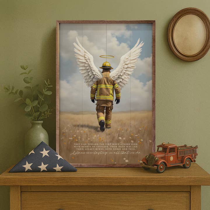 Kendrick Home - Wholesale Wood Wall Art - Fireman's Legacy1