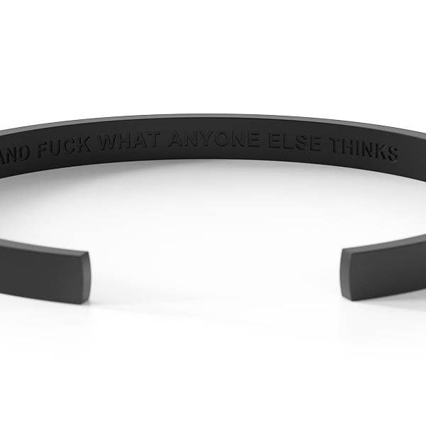 Be. Bangles - Wholesale Bangle bracelet - Live A Bold Life (And Fuck What Anyone Else Thinks) - SECRET BANG7