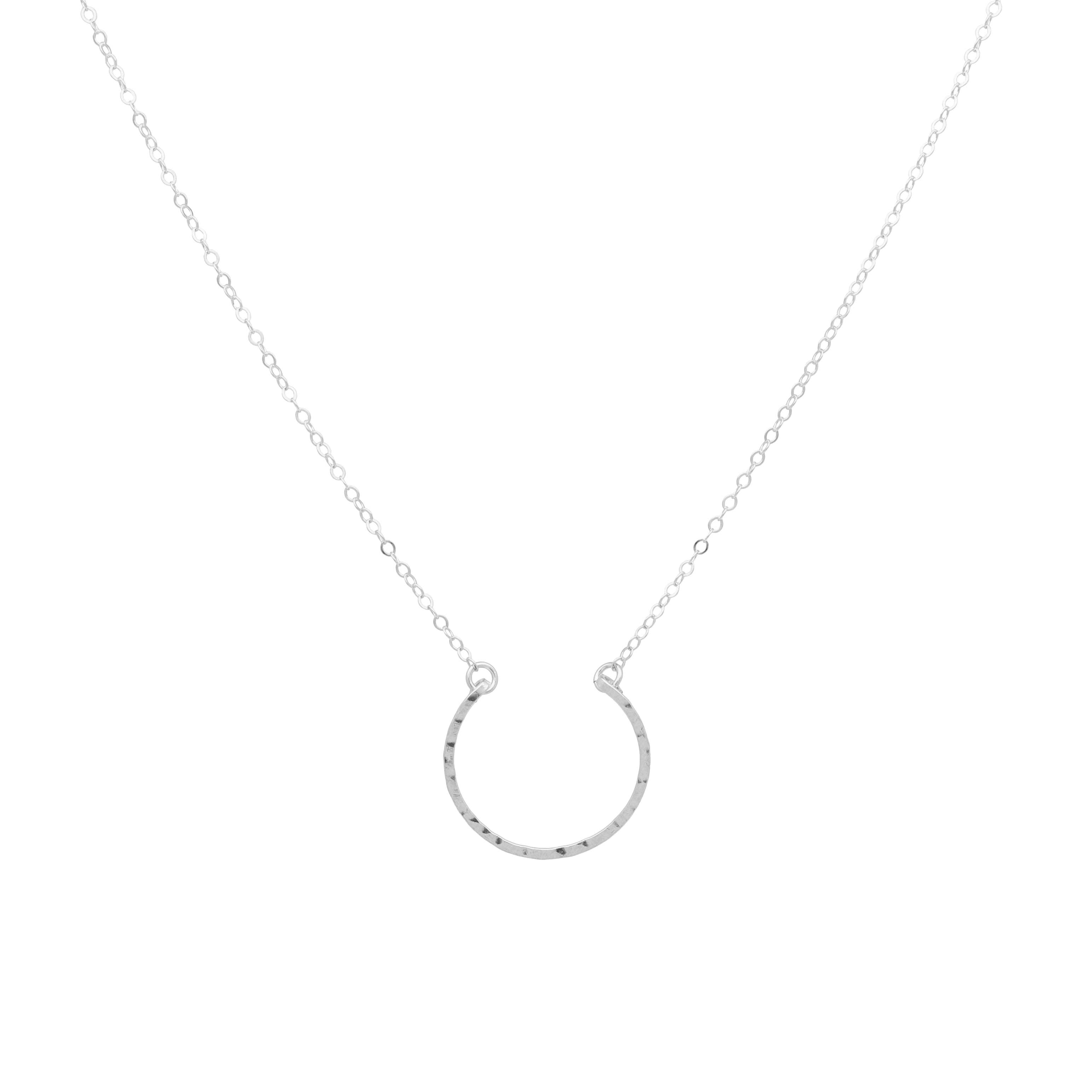 Agapantha Jewelry - Wholesale Pendant/Charm Necklace - Hanna Half Moon Necklace0