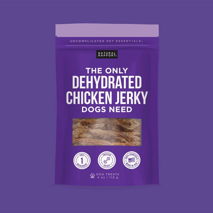 Natural Rapport - Wholesale Pet Treats - Dog - The Only Dehydrated Chicken Jerky Dogs Need