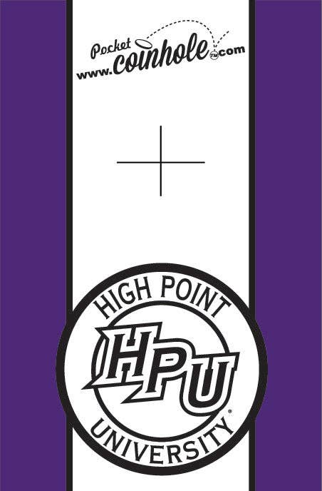 Coinhole - Wholesale Board Game - High Point University POCKET Coinhole®1