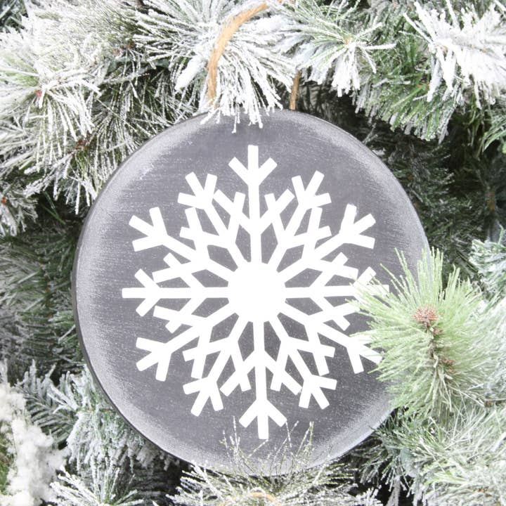 Kurated Korner - Wholesale Ornament Set - AuldHome Design 8" Chalkboard Sign Ornaments, 3pc Set