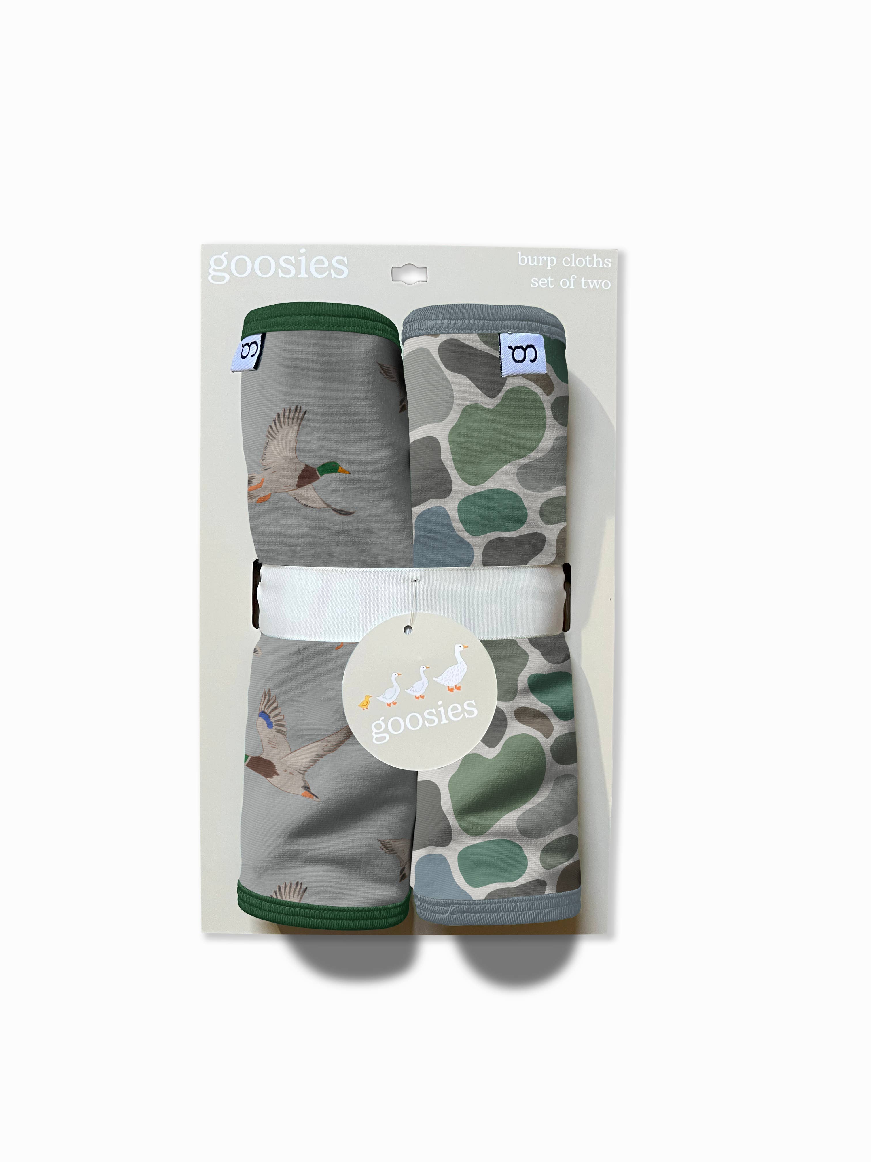 Mallards / Ducks & Camo - Burp Cloth Sets for wholesale by Goosies