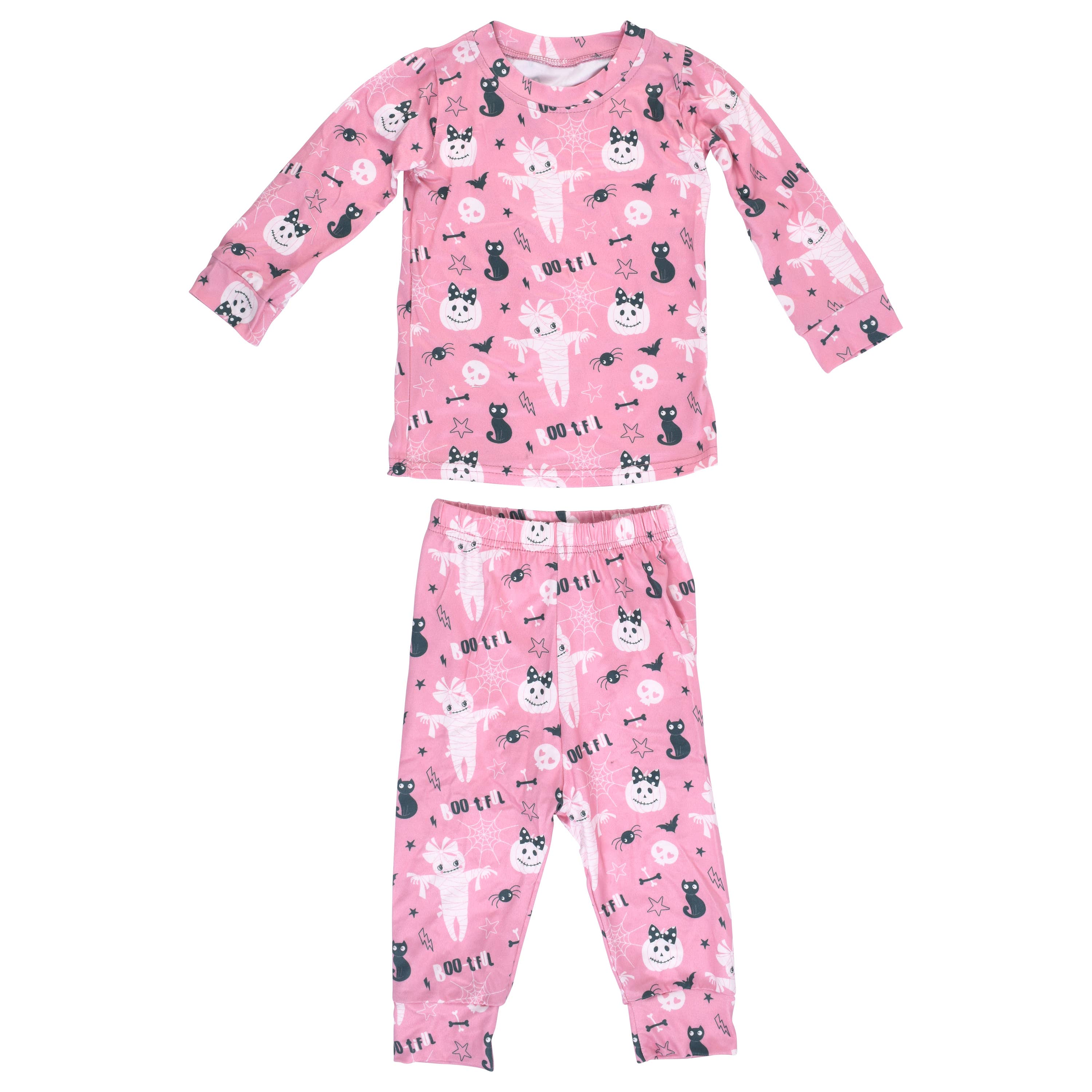 Three Little Tots – wholesale Sleepwear set – Kids – Pink I Love My Mummy Halloween Jammies Kids Pjs & Lougewear13