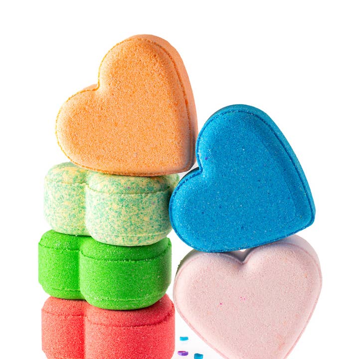 Confident Girls - Wholesale Bath Bomb/Fizz - Valentine's Day Heart Bath Bombs