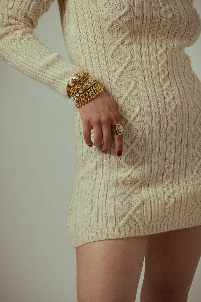 TOVA - Wholesale Cuff Bracelet - Keira Cuff in Champagnes5