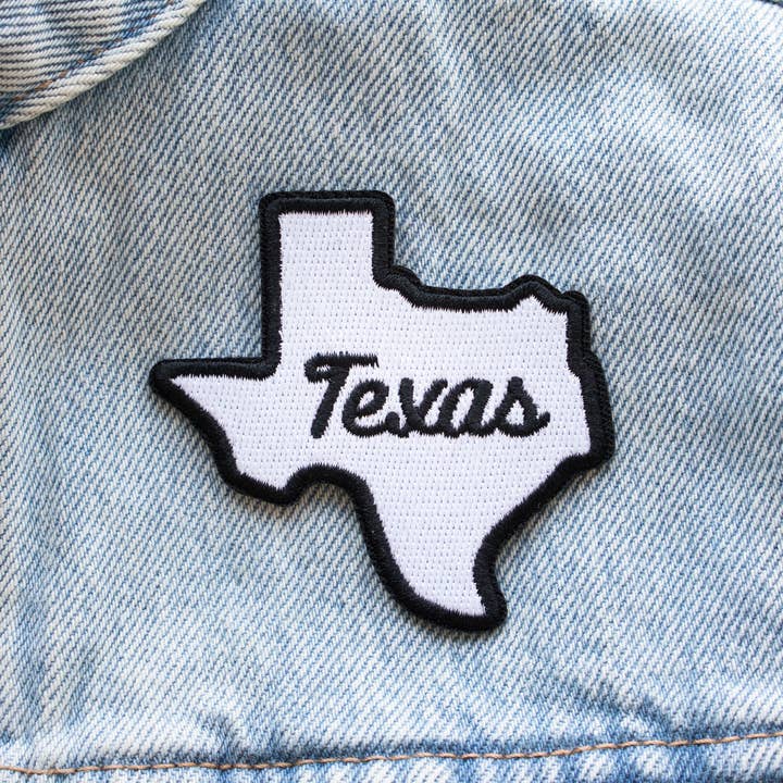 White Texas Patch for wholesale on Faire