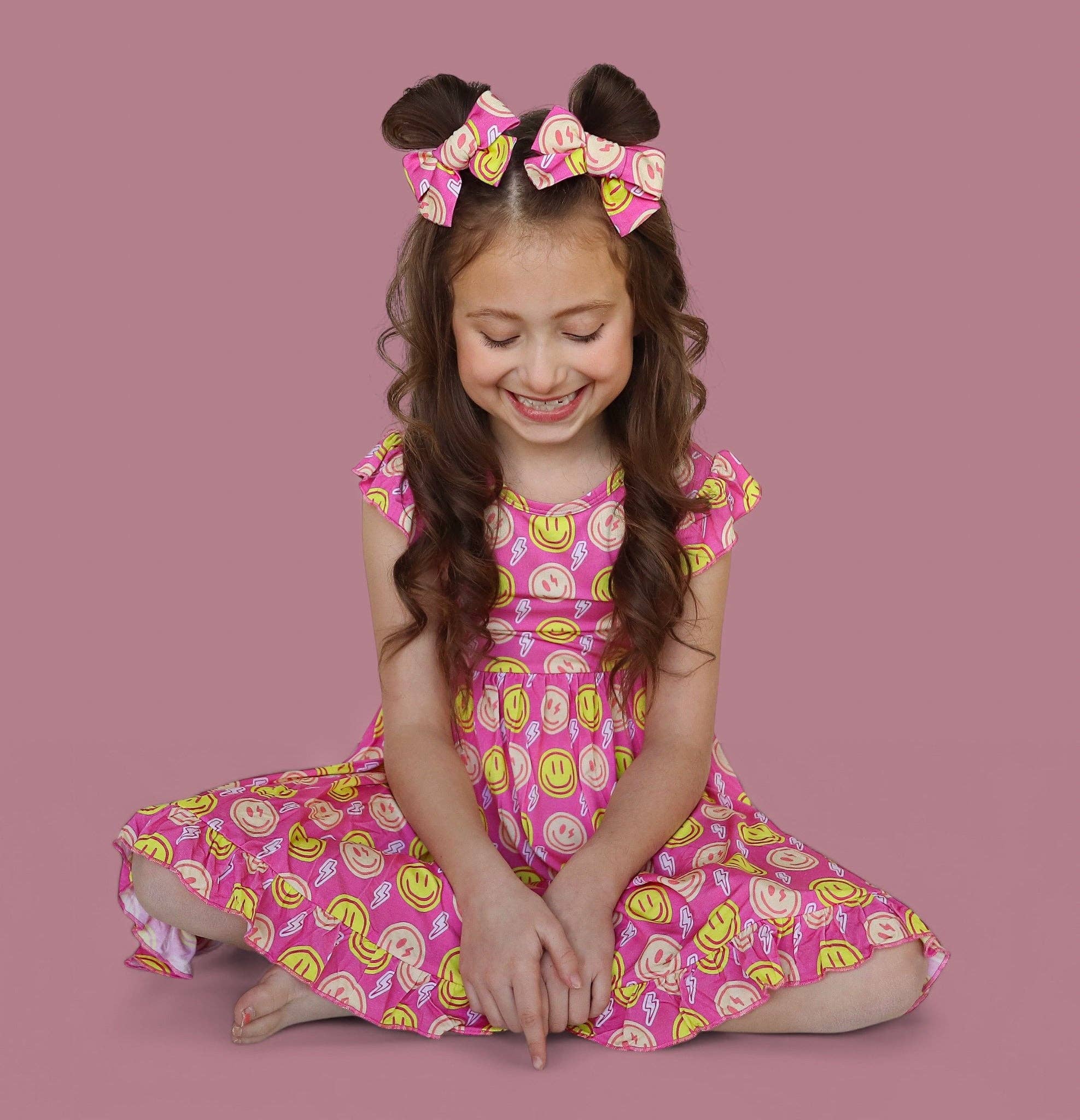 Dream Big Little Co. - Wholesale Dress - Kids - RADIANT SMILES DREAM RUFFLE DRESS9