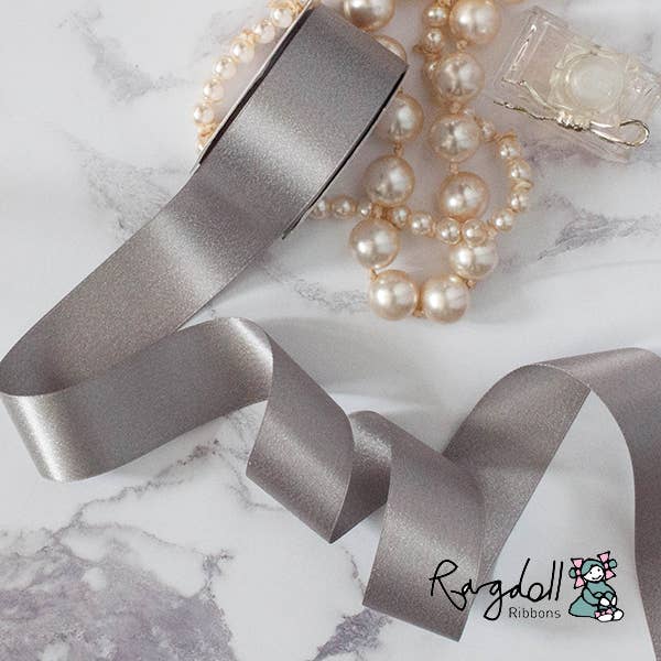 38mm Silver Sparkle Ribbon - 10 Meter Roll for wholesale by Imaginediy