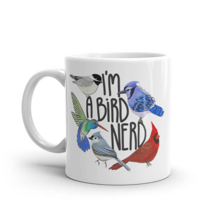 Debbie Draws Funny - Wholesale Coffee Mug - I'm A Bird Nerd Coffee Mug for Birders and Bird Lovers1