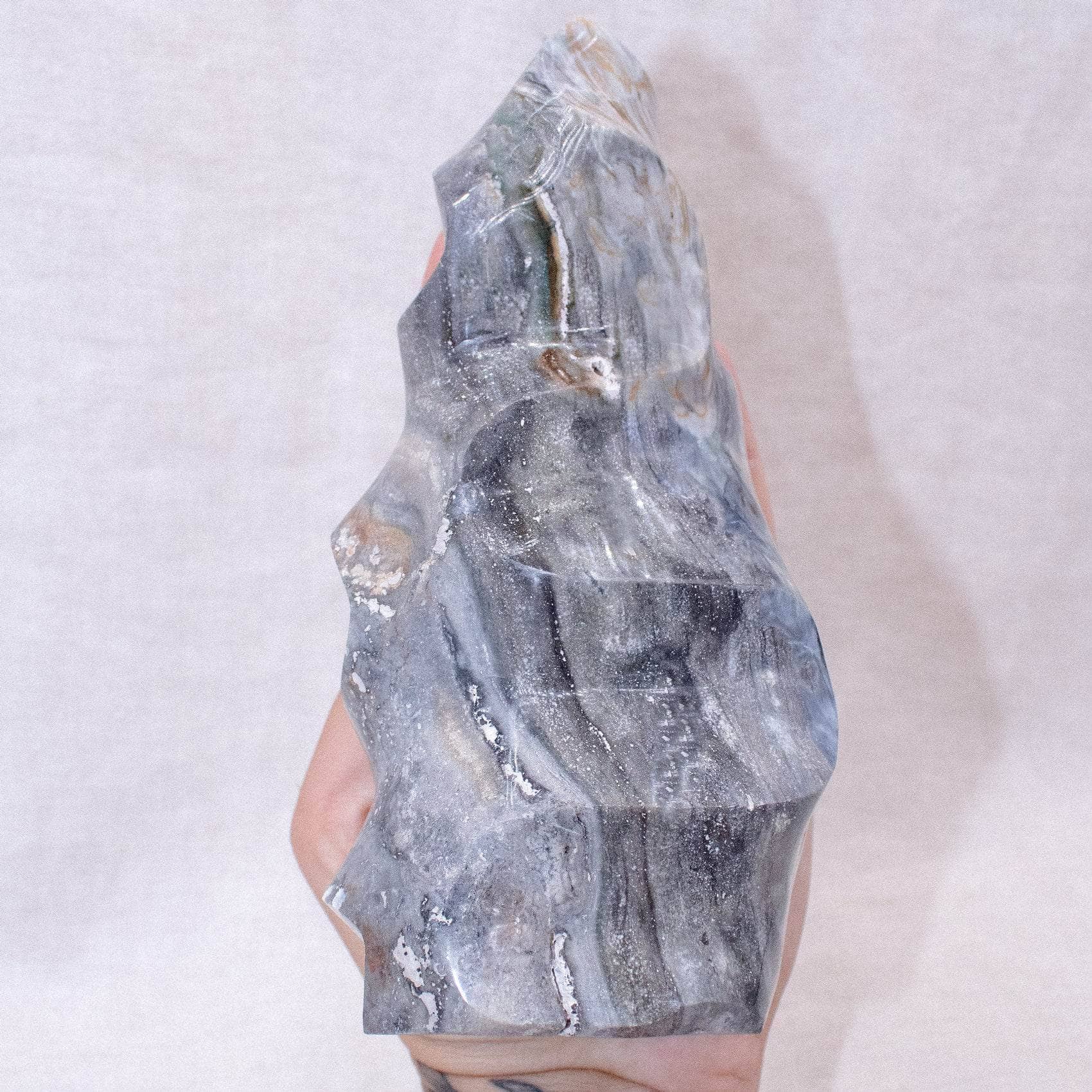 Tiny Rituals - Wholesale Spiritual Stone/Crystal - Ocean Jasper Flame - AAA Premium Quality28