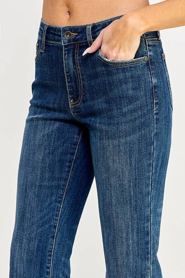 SAIGE DENIM - Wholesale Jeans - Women's - P8035MD-MID RISE SKINNY BOOT CUT WITH STRETCH2