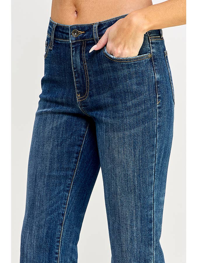 SAIGE DENIM - Wholesale Jeans - Women's - P8035MD-MID RISE SKINNY BOOT CUT WITH STRETCH2