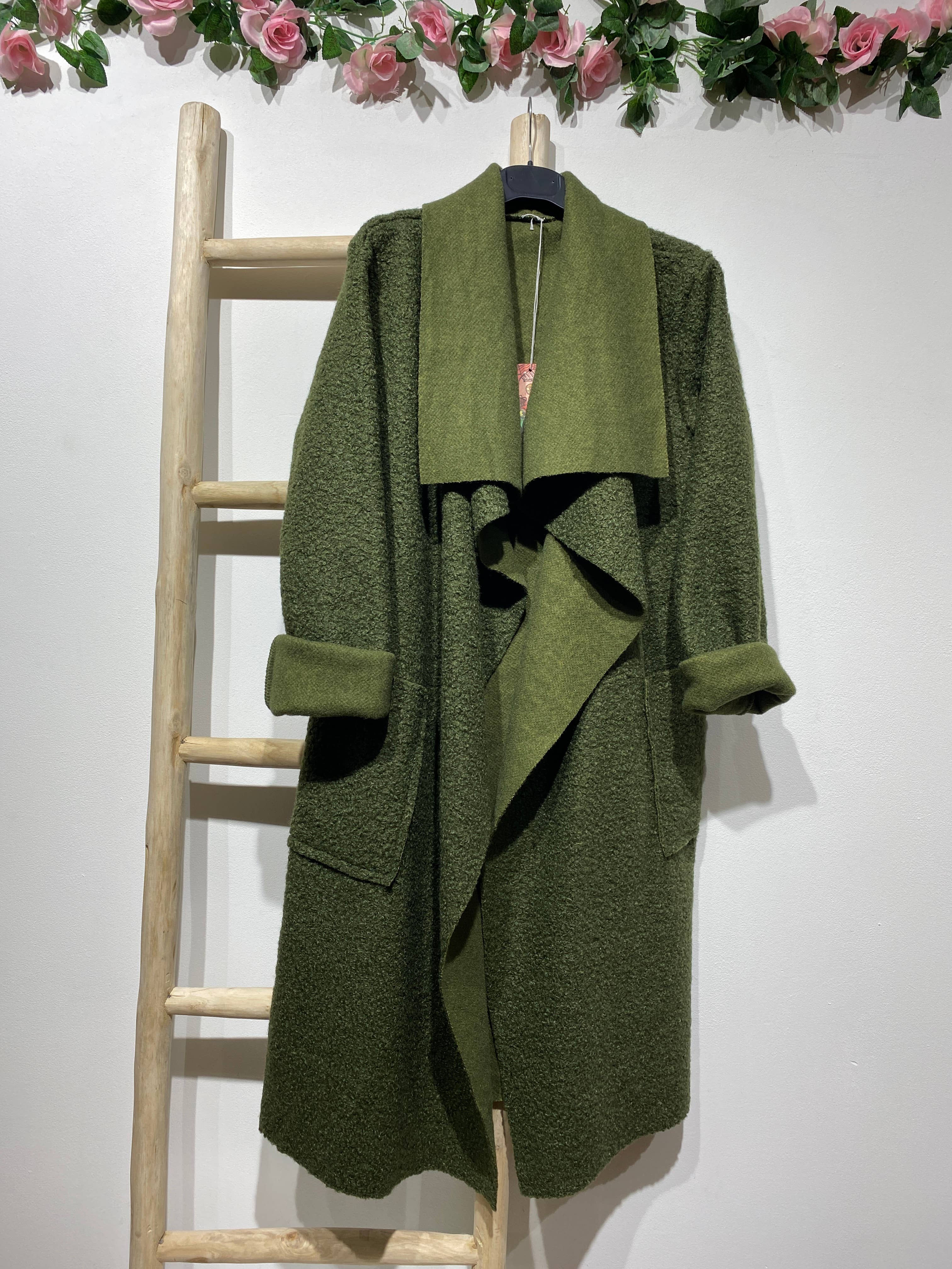 LINEN & COTTON HOUSE - Vente Manteau – femme - VESTE BOUCLETTE MATIERE RESPONSABLE + SIZE  35122 20