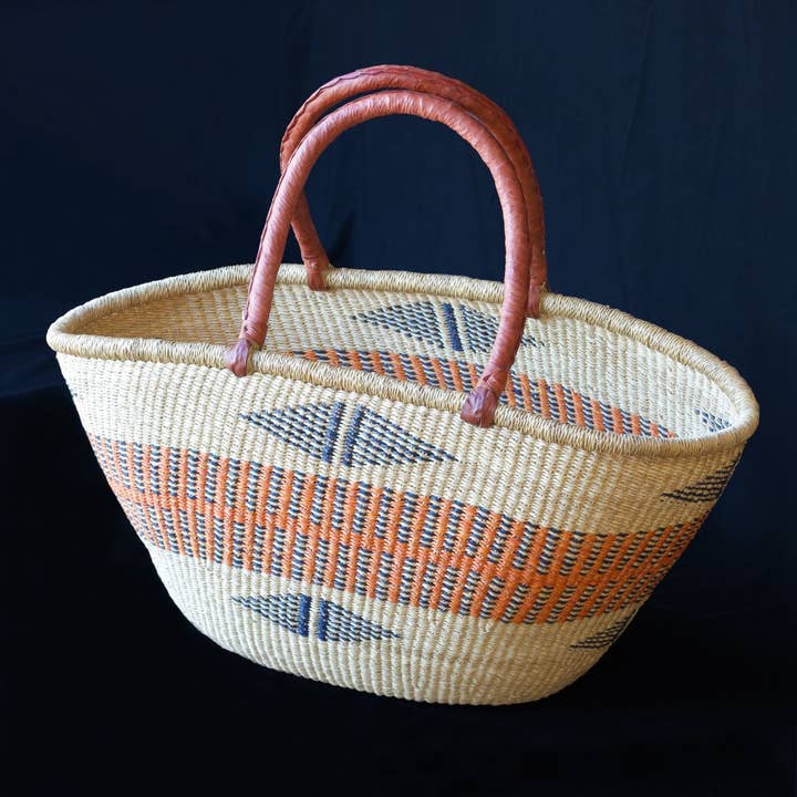 Oval Basket - Thick Edge for wholesale by Jungle Direct