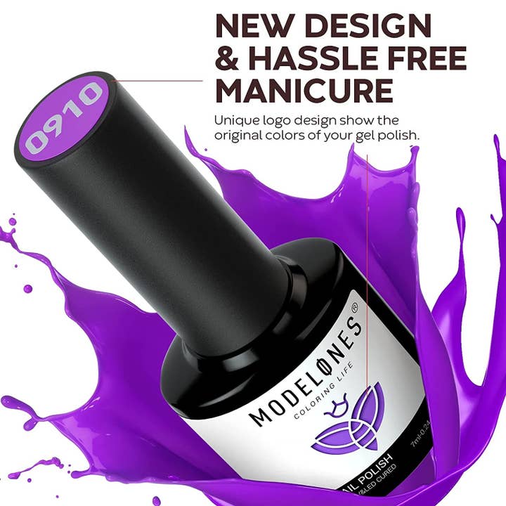 Modelones - Wholesale Nail Polish Set - Lilac Obsessions - 6 Shades Gel Nail Polish Set 7ml