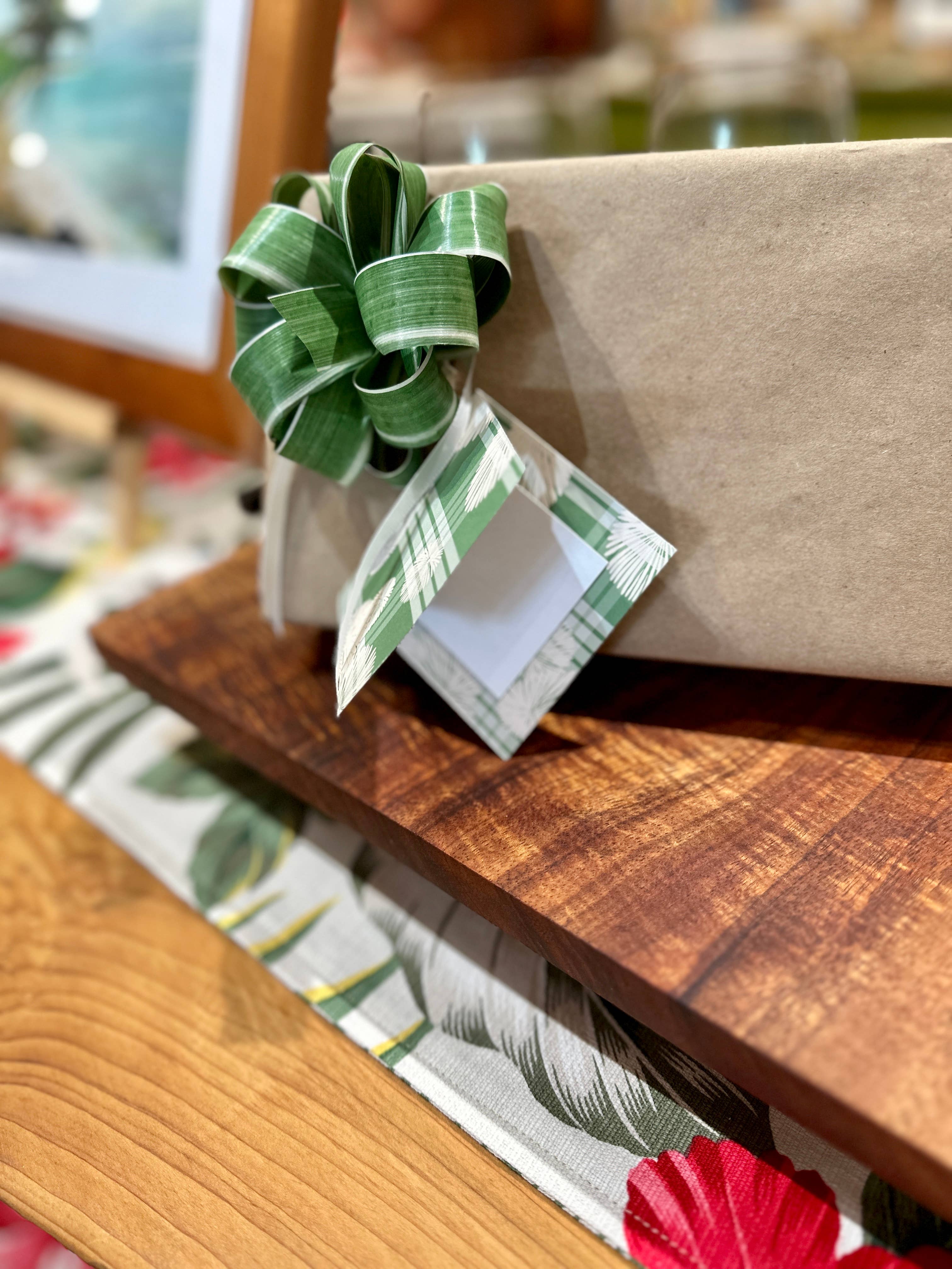 Handmade Aloha Kauai - Vendita all'ingrosso Etichetta regalo - Etichette regalo fatte a mano Hawaiian Palaka & Shell5