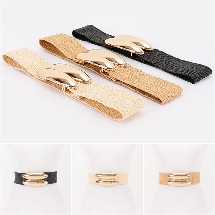 bold gold metal buckle accent. PB8942 and other Purchase Wholesale raffia fabric. Free Returns & Net 60 Terms on Faire trending on Faire.