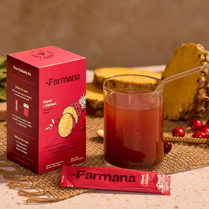 Farmana - Wholesale Powdered Health Drink - Digest + Debloat - Functional Superfood Digestion Blend