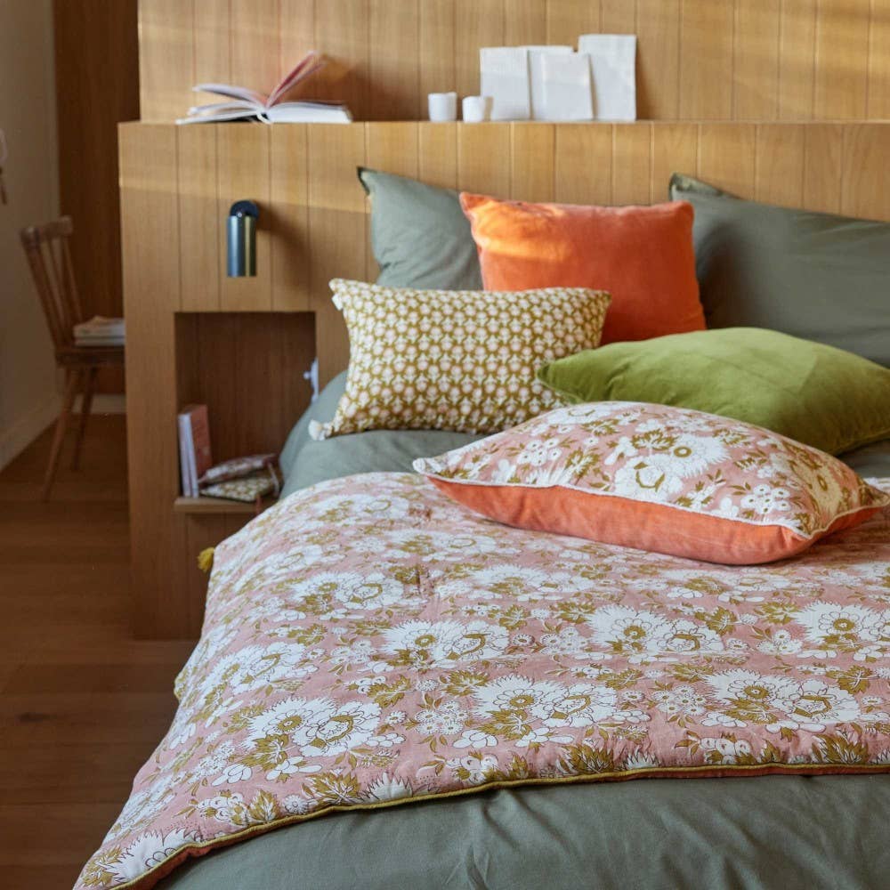 Bonheur du Jour - Wholesale Quilt - Sofa Cover - Vishnu Terracotta3