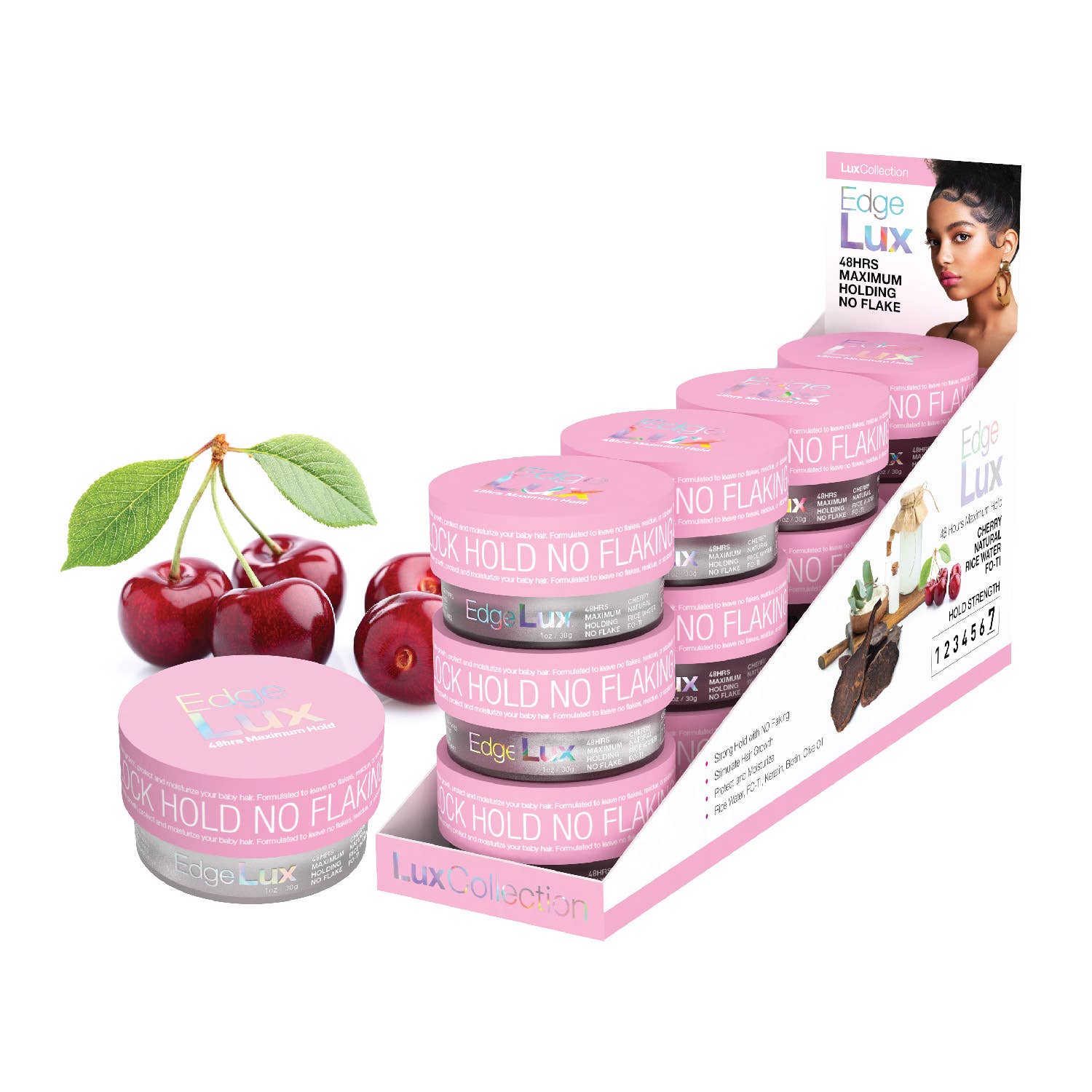 SM Beauty LLC - Wholesale Hair Styling Gel/Mousse - Lux Collection Edge Lux Edge Control Wax 48Hour Maximum Hold9