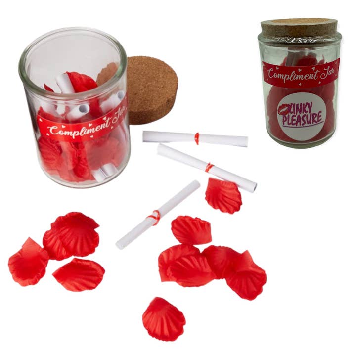 Kinky Pleasure - Wholesale Gag Gift/Novelty Gift - Kinky Pleasure - AC077 - Compliments Jar - 7 Pieces