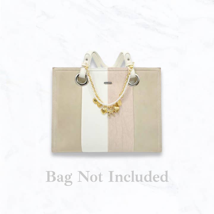 Suzie Q USA - Vente Accessoire de sac – femme - Chaîne de sac dorée avec breloque nœud1