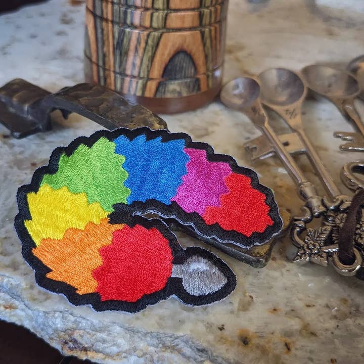 Cunning Linguist Co. - Wholesale Patch - Rainbow Tail iron-on patch