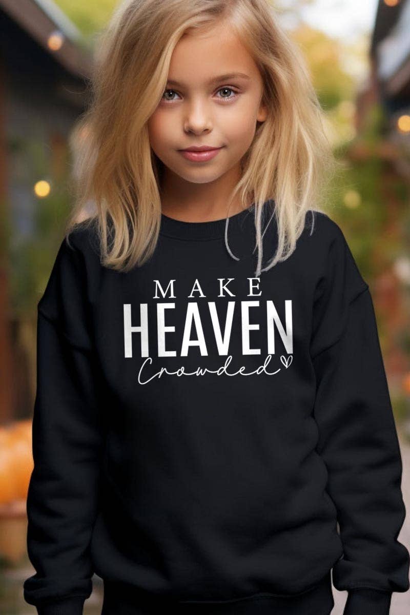 Pink Irene Wholesale - Wholesale Shirt - Women's - Make Heaven Crowded Kids Graphic Sweatshirt3