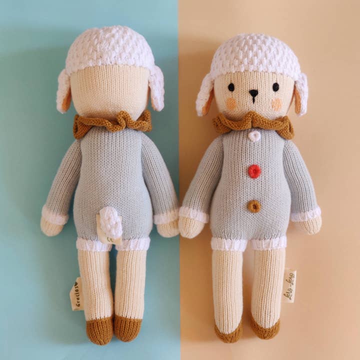 Lero Lero KID - Vendita all'ingrosso Peluche - Bambini e neonati - Nino RAINBOW, peluche agnello pecora
