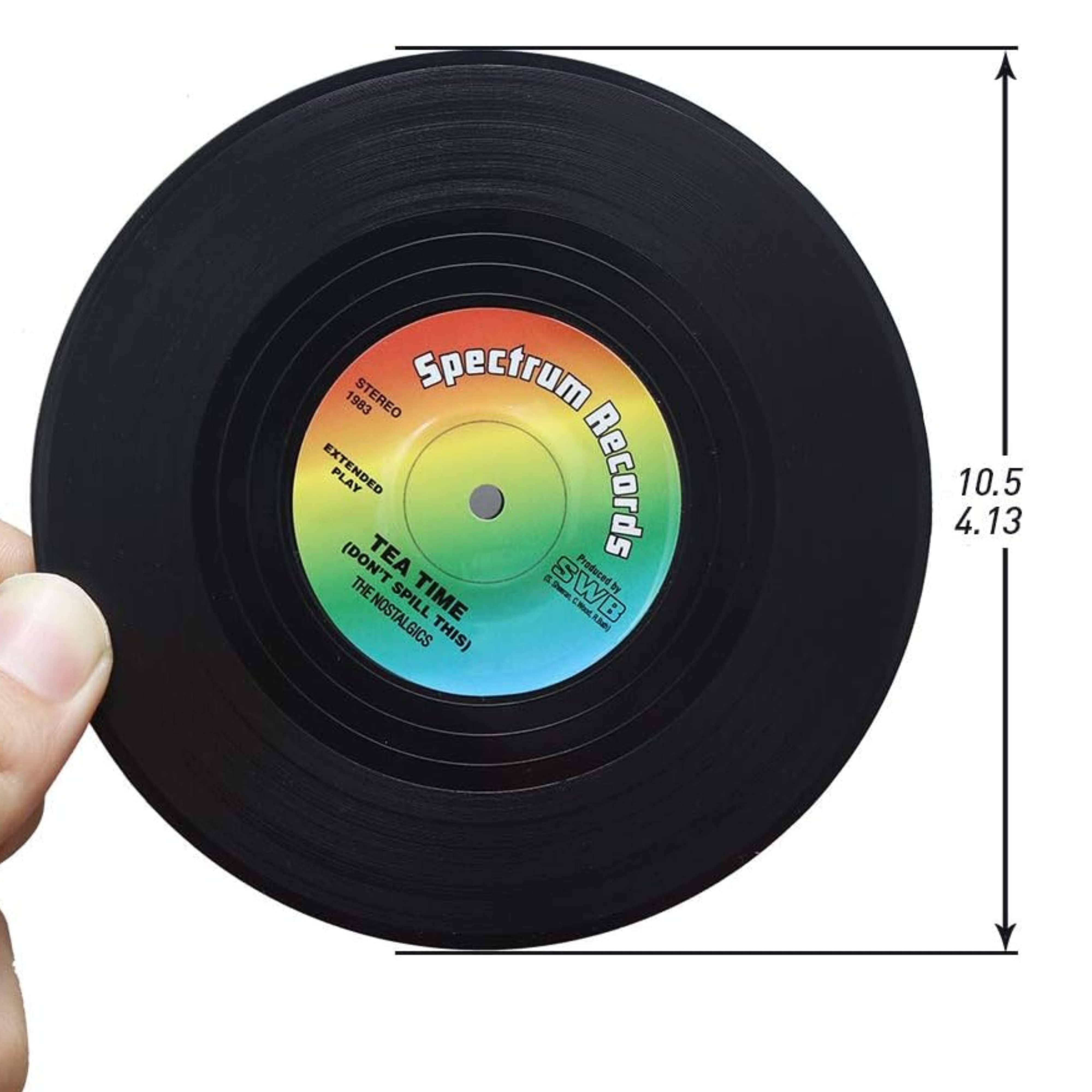 Magnifique Hearts - Wholesale Coasters - Vinyl Record styled Coasters Music Lover Decor (1 Pack)1