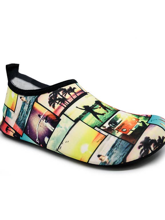 UNISEX RETRO SNAPS WATER SHOES for wholesale by Okana