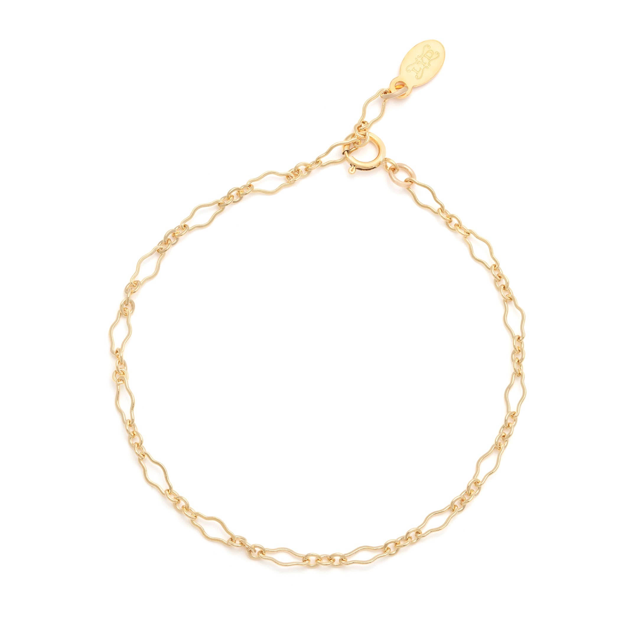 Leah Yard Designs - Wholesale Link & Chain Bracelet - Mini Jolie Bracelet - Gold0