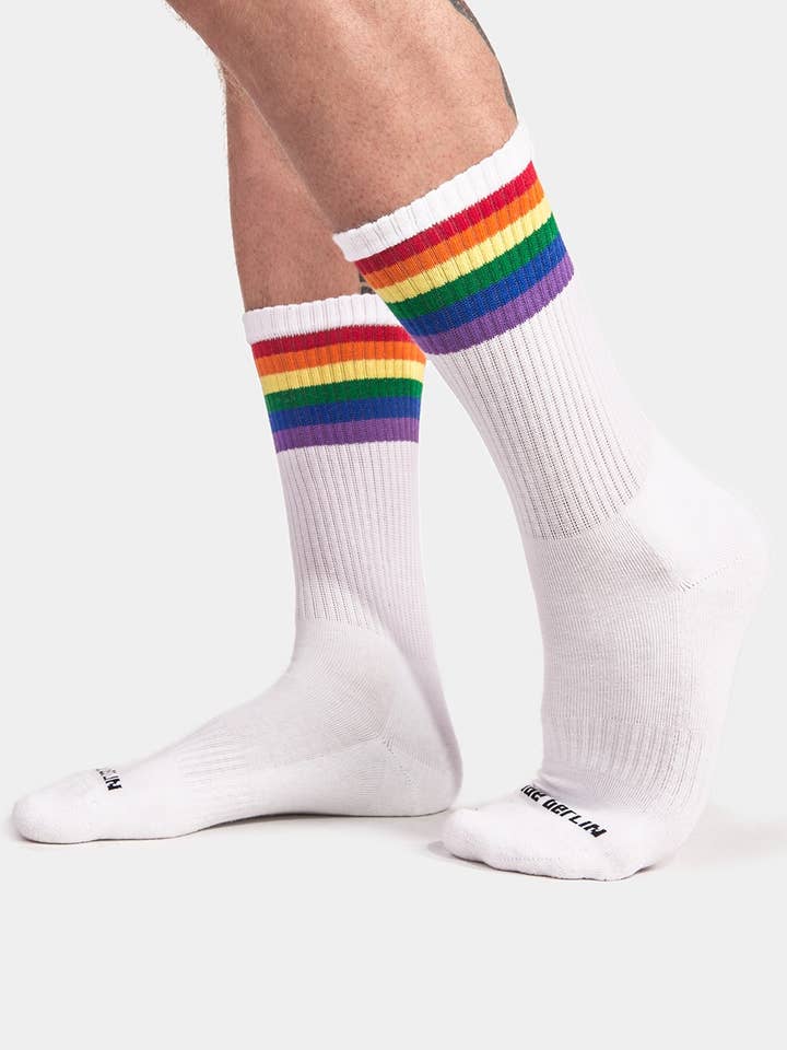 Barcode Pride Gym Socks for wholesale by Stoftex LDA