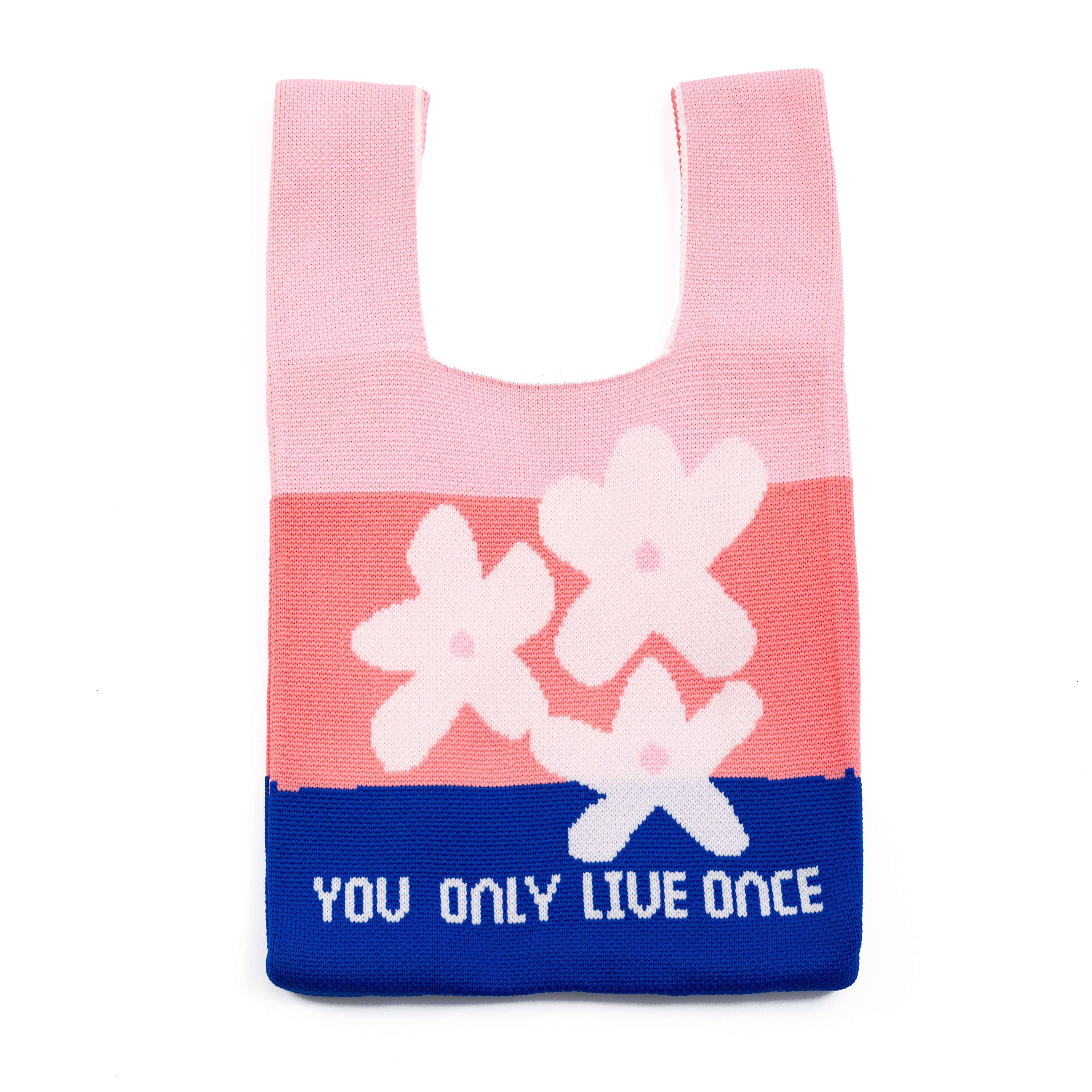 Little Trendy - Wholesale Tote Bag - Women's - Handmade Knit Handbag for Women Mini Knot Casual Wrist Bag4