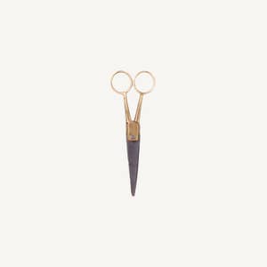 Thread Snips - Bronze Bamboo Tiny Scissors - Twice Sheared Sheep