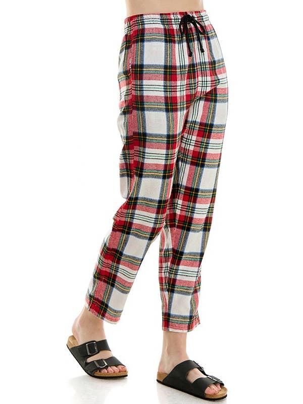 patrol jeans - Wholesale Sleepwear Bottom - Women's - Comfortable Yarn Dyad Flannel Pajama