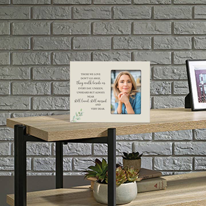 LifeSong Milestones - Wholesale Picture Frame - Sympathy Memorial Photo Frame: Those We Love Walk Beside Us7