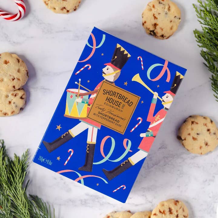 Shortbread House of Edinburgh - Wholesale Cookie - Shortbread House Minis with Peppermint Bark 250g MP61