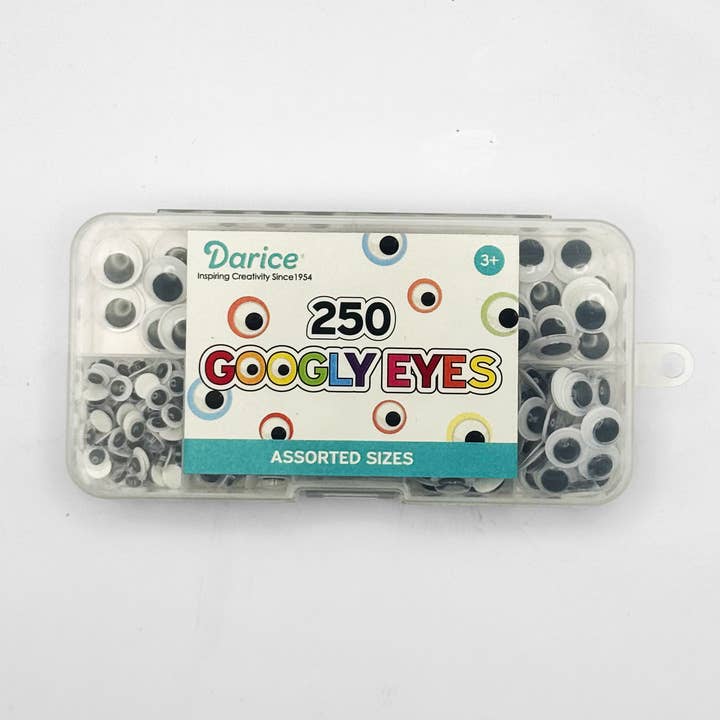 The Toy Group - Wholesale Craft Supplies - 250 Pcs Assorted Googly Eyes0