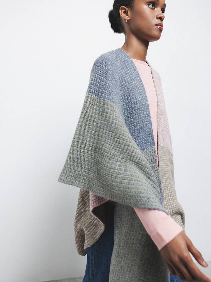 Lanidor - Vente Manteau – femme - Cape en tricot (446681-40)1