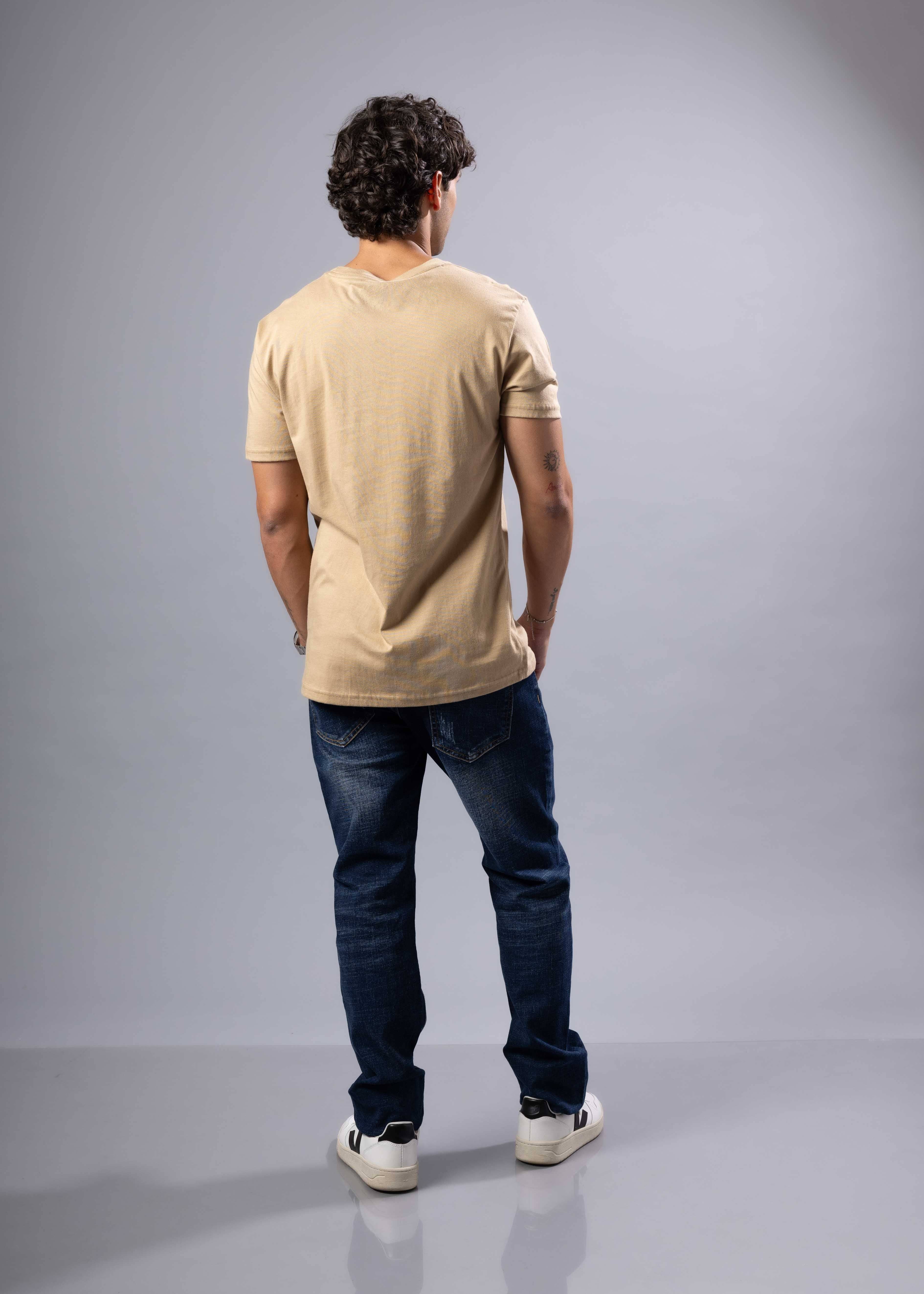 241116 - Khaki Tatto Girl T-Shirt for wholesale on Faire2