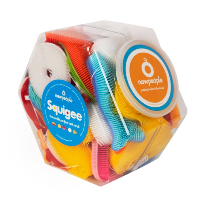 Squigee Bucket 30 Qty / Bath & Body Scrubs / Mixed Colors for wholesale by New People Company