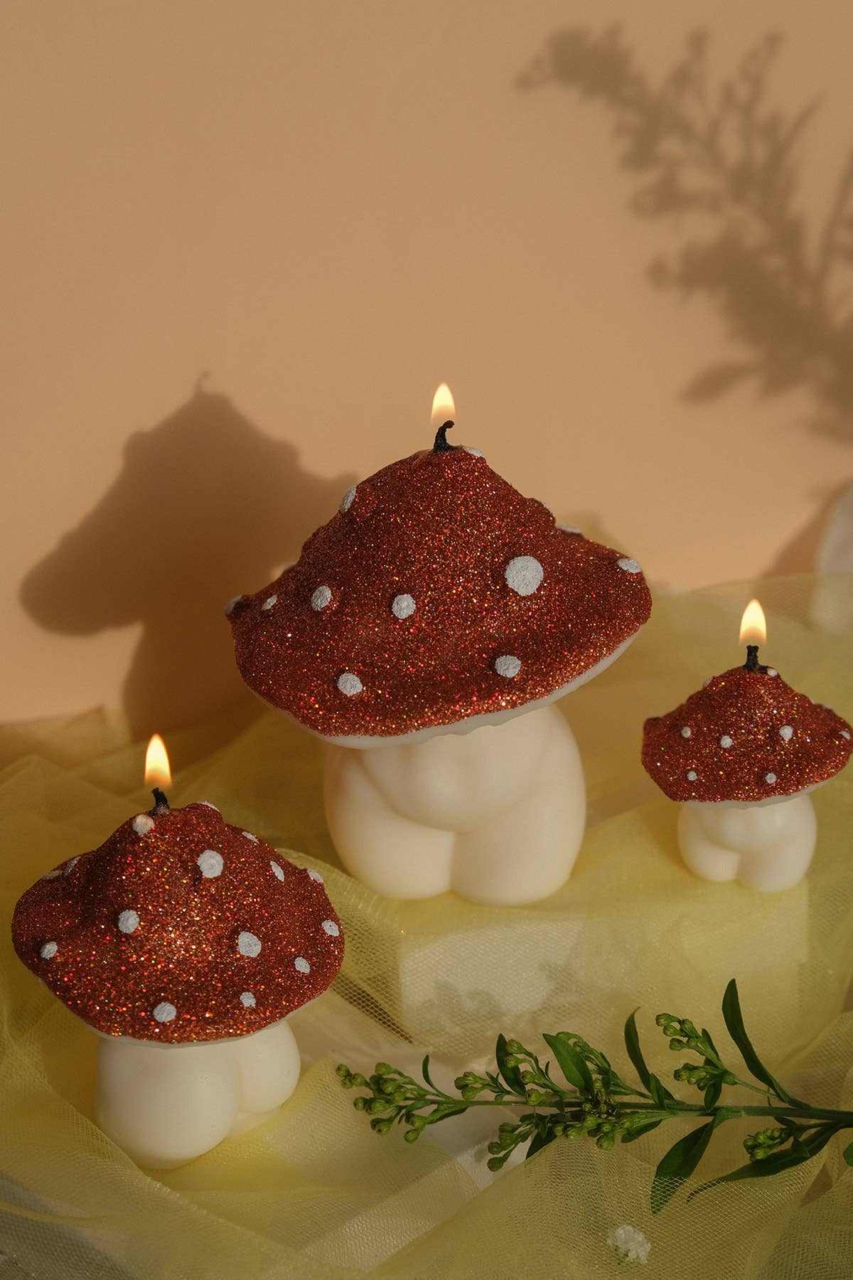 Interlude Candles - Wholesale Novelty Candle - Glittery Goddess Mushrooms | Mushroom Candles13