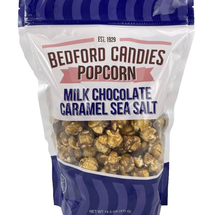 Bedford Candies - Wholesale Popcorn - Milk Caramel Sea Salt Gourmet Popcorn1