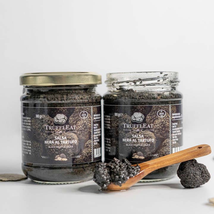 Black truffle sauce 80 gr Made in Italy for wholesale by Truffleat srl