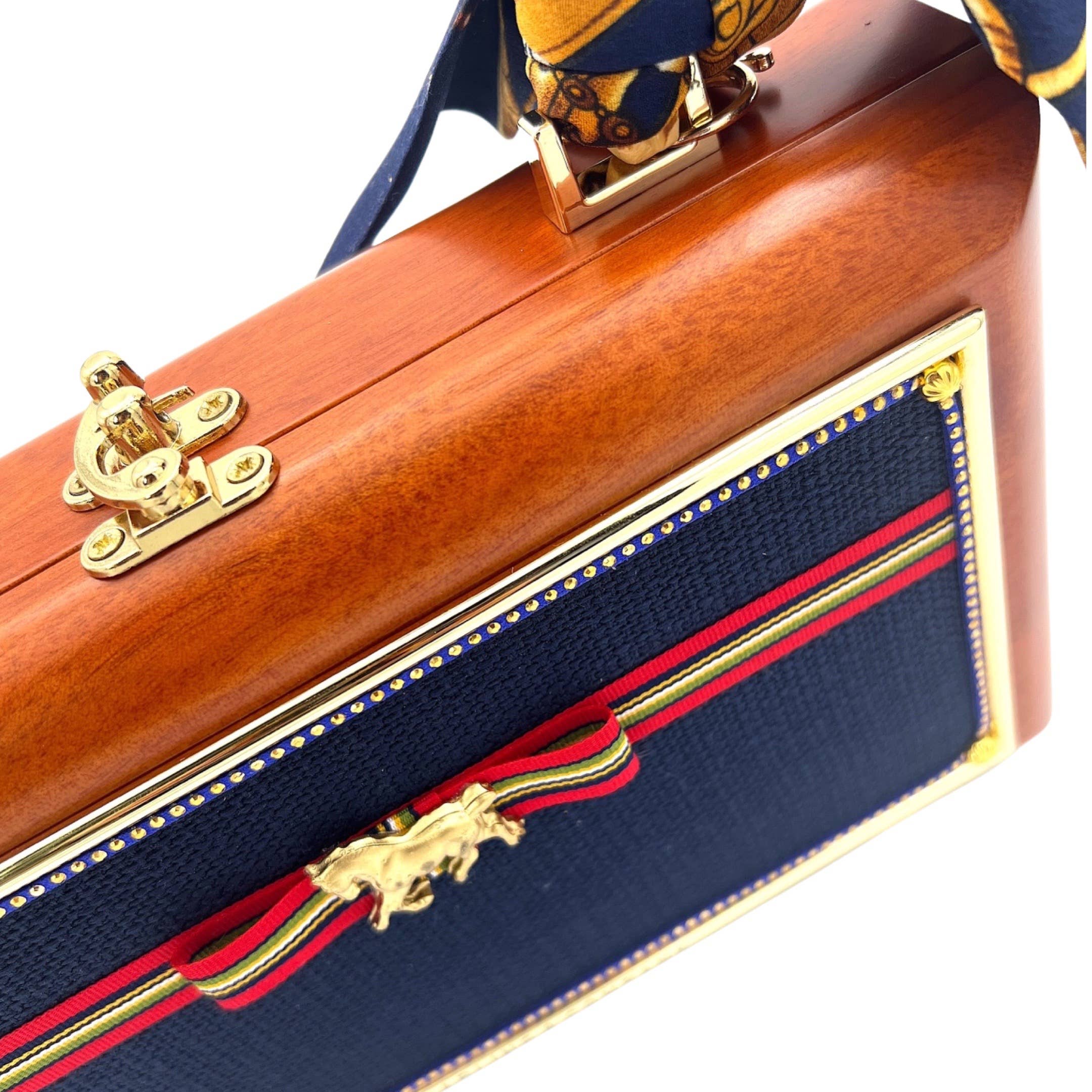 Darling and Company - Vendita all'ingrosso Borsa con manico - Donna - Borsa Equestrian Preppy Toile3