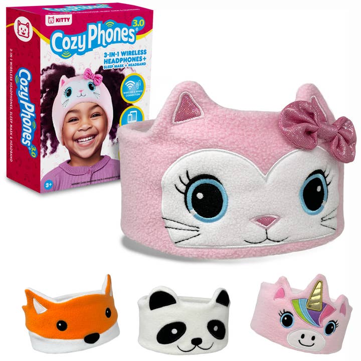 CozyPhones - Wholesale Stuffed/Plush Toy - Kids & Baby - CozyPhones Kids Headband Headphones - 4 Styles X 3 Each4