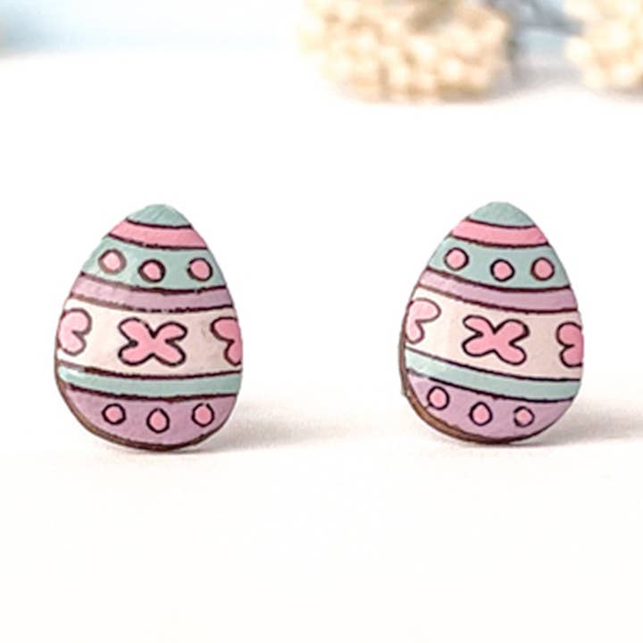 Paasei Oorstekers Lente Sieraden Mand Geschenk voor wholesale door PinTonik